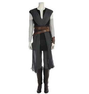 Star 8 Cosplay Rey Cosplay Costume Adult Women Movie The Last Jedi Masquerade Outfit Halloween Custom Made