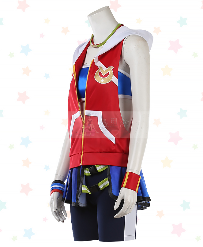Anime Umamusume: Pretty Derby Winning Ticket Cosplay Costume Outfits Halloween Carnival Women Red Suit