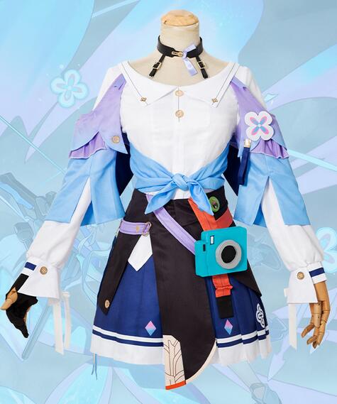 Game Honkai: Star Rail March 7th Christmas Dress Game Suit Cosplay Costume Halloween Carnival Cosplay Party Props Accessories
