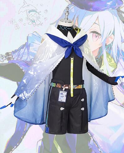 Arknights MIZUKI Game Cosplay Costume Fancy Outfits Cloak Top Pants Halloween Party Uniforms