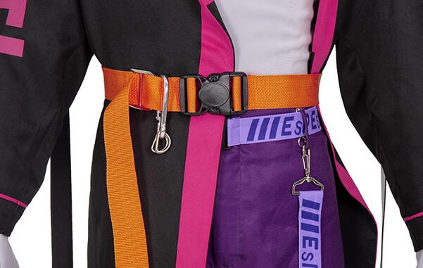 Vtuber Nijisanji Uki Violeta Handsome Uniform Cosplay Costume Halloween Activity Party Role Play Outfit