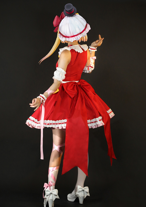 COWOWO Anime!Touhou Project Flandre Scarlet Halloween Maid Dress Lovley Uniform Cosplay Costume Party Role Play Outfit Women NEW