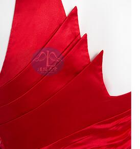 Anime Halloween Sexy Cruella Cosplay Red Dress Fashion Queen Costume Evening Party Ball Gown Fancy Mermaid Dress Wig Mask Women