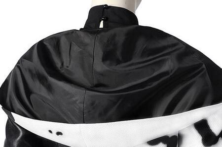 New Movie Cruella Cosplay De Vil Costume Halloween Christmas Carnival Clothing Black White Fashion Outfit For Adult Women