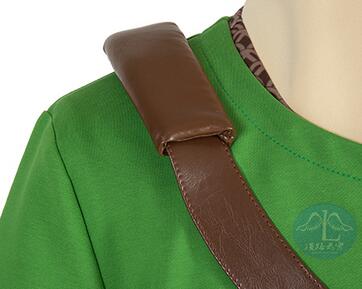 Zelda Twilight Princess Link Cosplay Costume Link Skyward Sword Outfit with Hat for Halloween Party