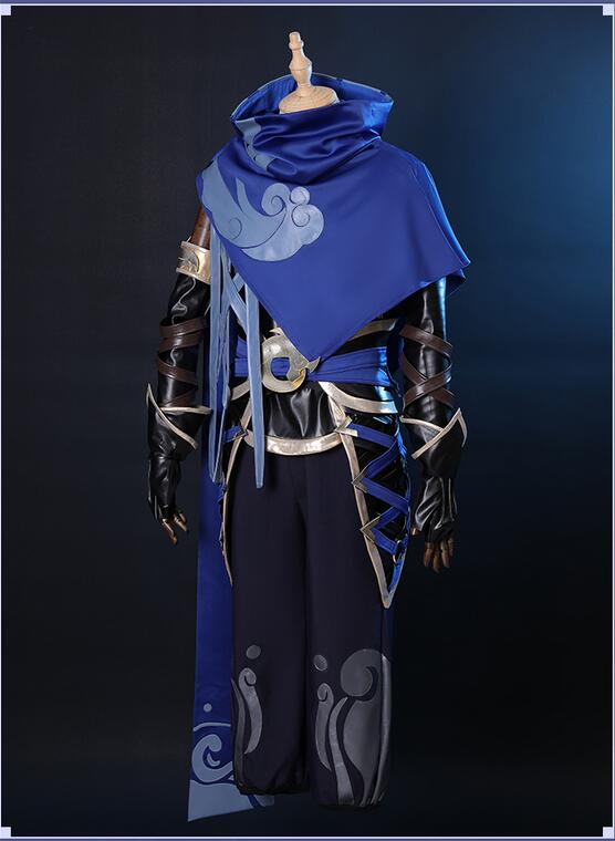 Honor of Kings Lan Cosplay Costumes Shark Hunter Combat Clothing Cos Sets