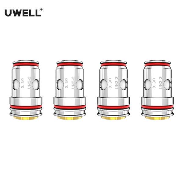 Authentic Uwell Crown 5 FeCrAl UN2-2 Dual Meshed Coil 0.3ohm x 4