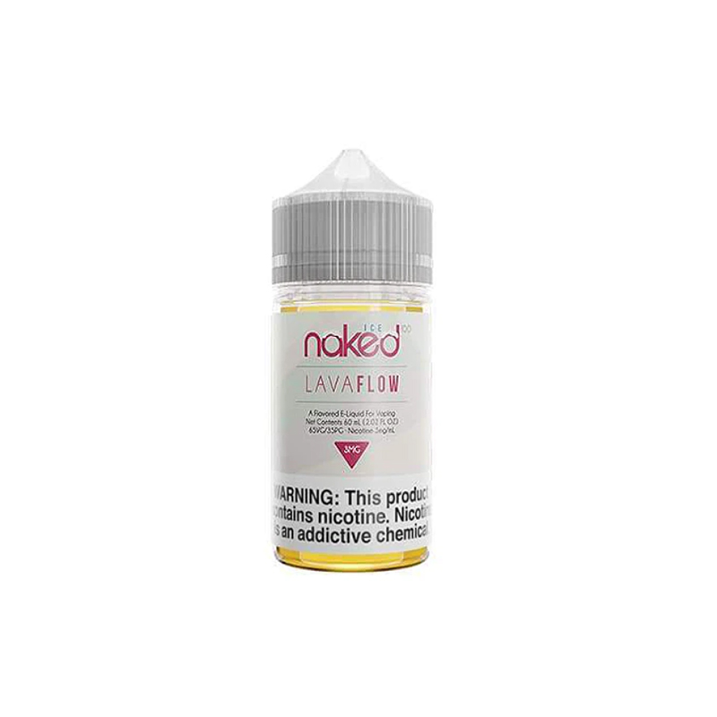 Authentic Naked 100 Ice - Lava Flow Ice E-juice 6mg 60ml - Menthol Strawberry Pineapple Coconut