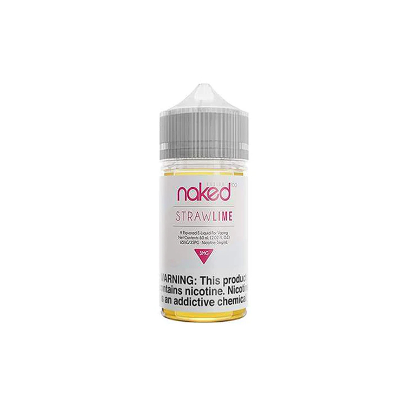 Authentic Naked 100 Fusion - Straw Lime E-juice 6mg 60ml - Strawberry Lime