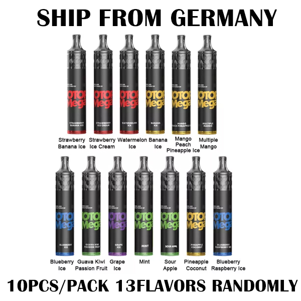 [SHIP NEXT WEEK][Germany Shipping]10Pcs/Pack Authentic Wotofo Mega Disposable Vape Pen Pod Kit 1500 Puffs