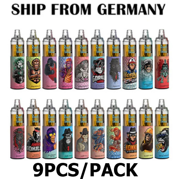 [Germany Shipping Pre-Order] 9PCS/PACK Authentic RANDM Tornado 7000 Airflow Control Disposable Kit 7000 Puffs
