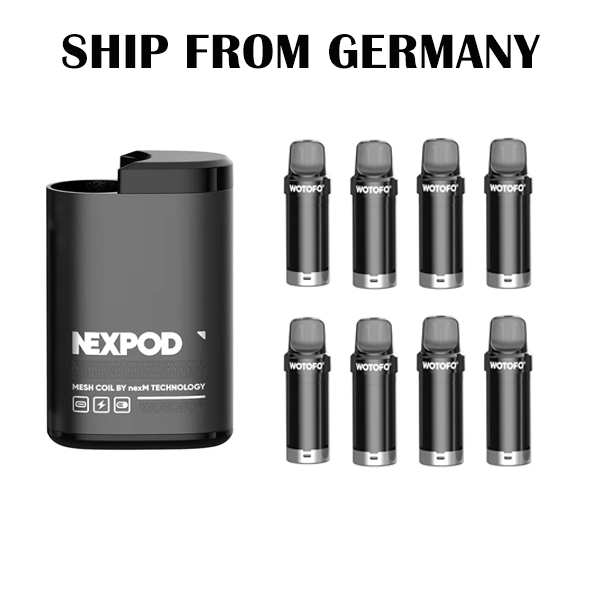 [Germany Ship in Next Week] 12pcs/pack Authentic Wotofo nexPOD 8ml Pre-filled juice e-liquid capacity pod cartridge 3500 Puffs