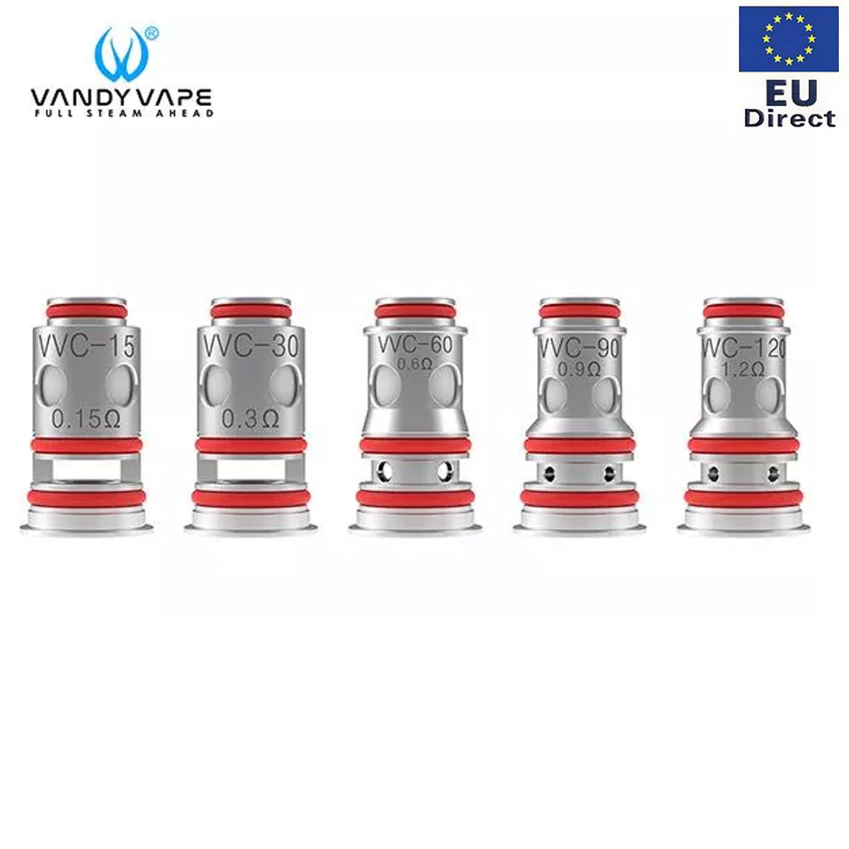 [EU 24Hours Shipping] Authentic Vandyvape VVC-60 VVC Coil 0.6ohm x 4