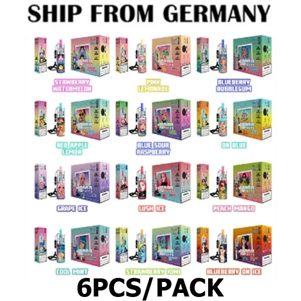 [Germany Shipping Pre-Order] 6pcs/pack Authentic RANDM Tornado 10000  Plus Disposable Kit 10000 Puffs