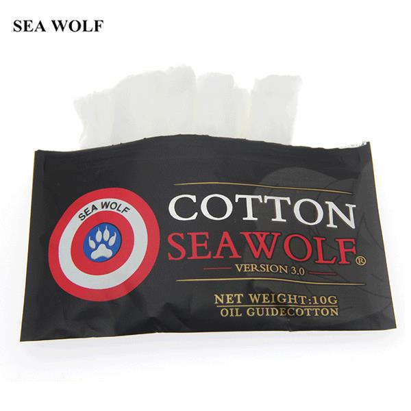 SEA WOLF V3 Cleaning Organic Cotton Wick for E-cigarette x 10