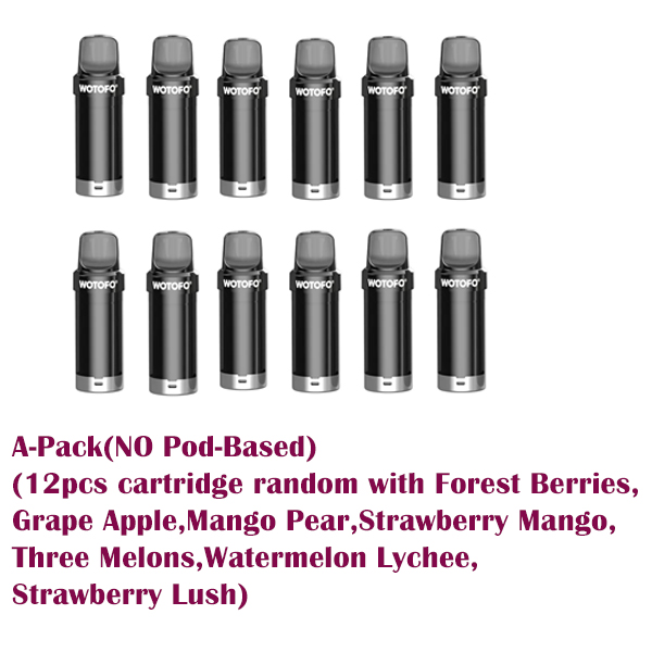 [Germany Shipping in 2 Weeks] 12pcs/pack Authentic Wotofo nexPOD 8ml Pre-filled juice e-liquid capacity pod cartridge 3500 Puffs