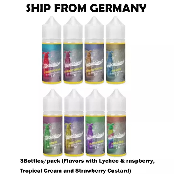 [Germany Ship in Next Week] 3Bottles/Pack Authentic ASMODUS Wonderland E-juice 3MG 60ML