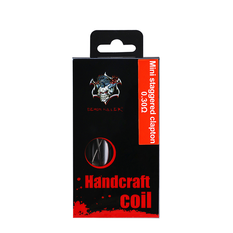 Authentic Demon Killer Handcraft coil for Ni80 Mini staggered clapton Coil x 2