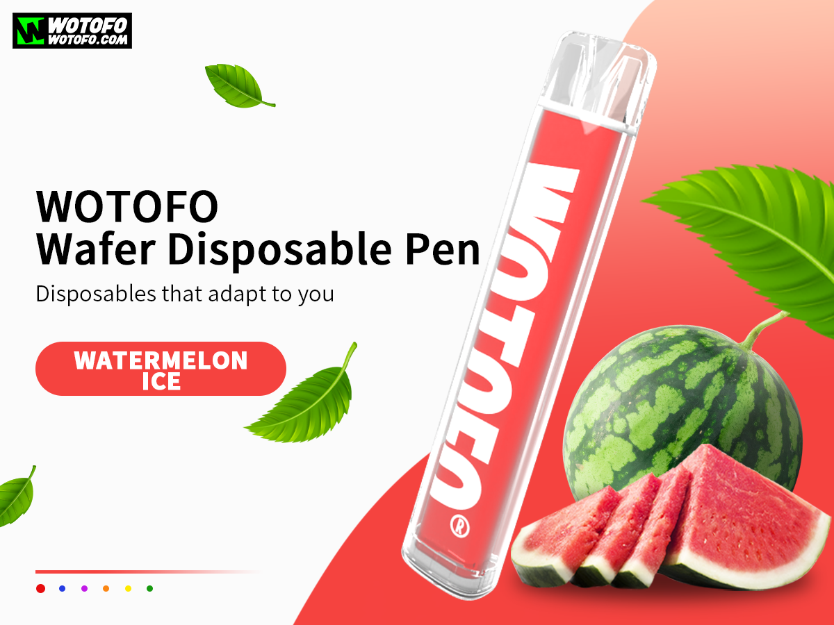 Authentic Wotofo Wafer Disposable Vape Pen Pod Kit 600 puffs x 1