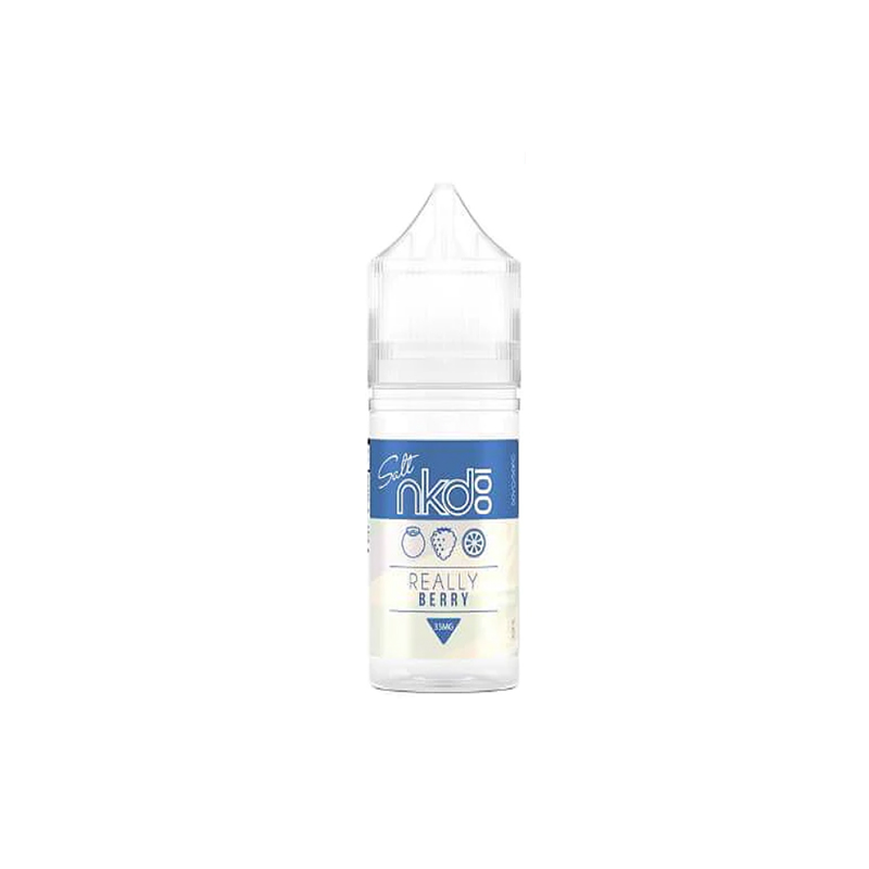 Authentic Nkd 100 Salt - Really Berry E-juice 35mg 30ml - Blueberry Blackberry Lemon