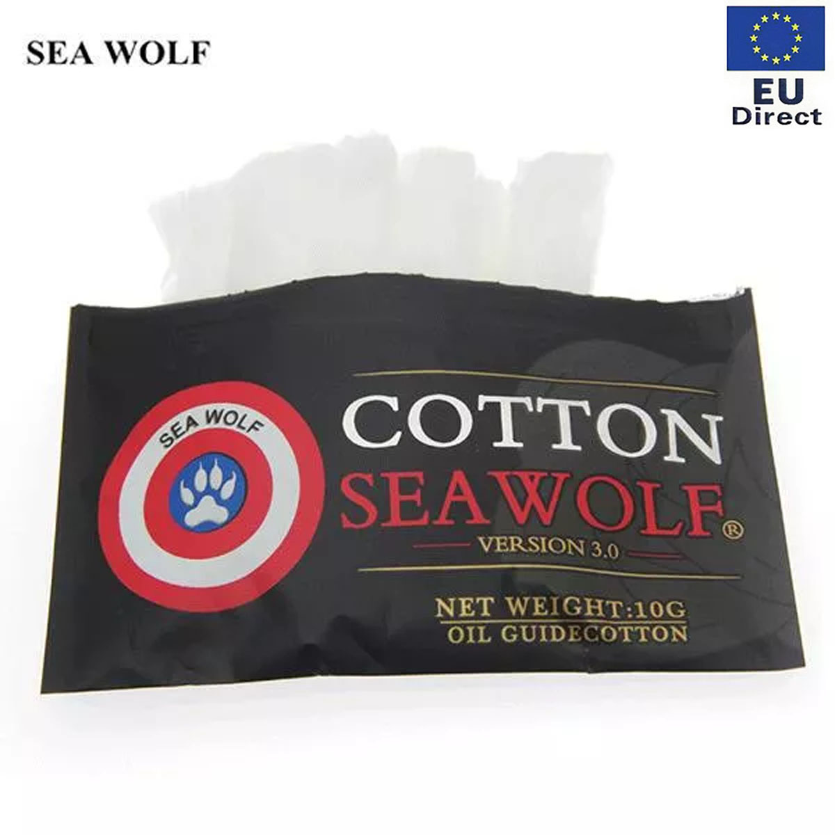 [EU]SEA WOLF V3 Cleaning Organic Cotton Wick for E-cigarette x 10