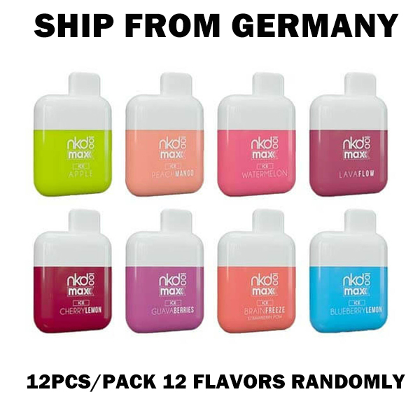 [Germany Ship in Next Week] 12pcs/pack Authentic NKD 100 MAX Disposable Kit 4500 Puffs