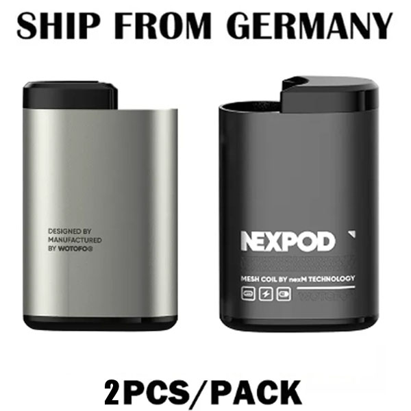 [Germany 24Hours Shipping] 2pcs/pack Authentic Wotofo nexPOD Pod-Based