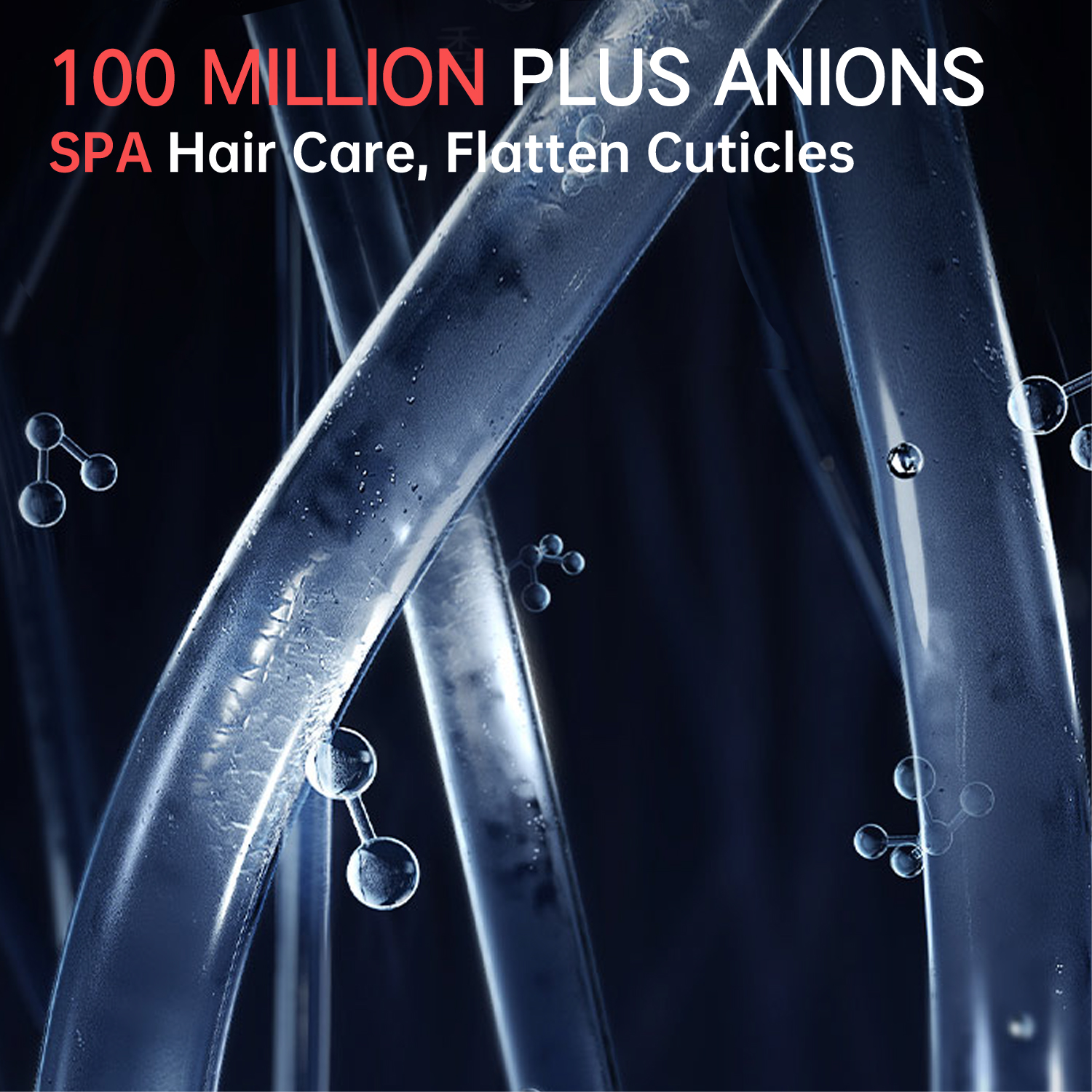 Lonic Hair Dryer, Feekaa Fast Drying Blow Dryer, 1800W, 100 Million Negative Ion, Low Noise Lightweight for Men with Rotating Magnetic Nozzle, for Travel, Dog & Curly Hair