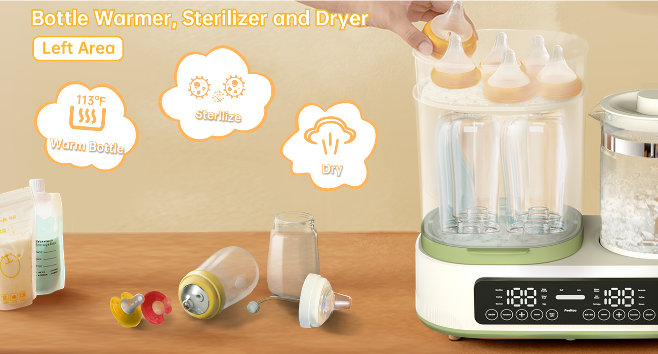  Feekaa Baby Food Blender, Baby Food Maker Steamer and