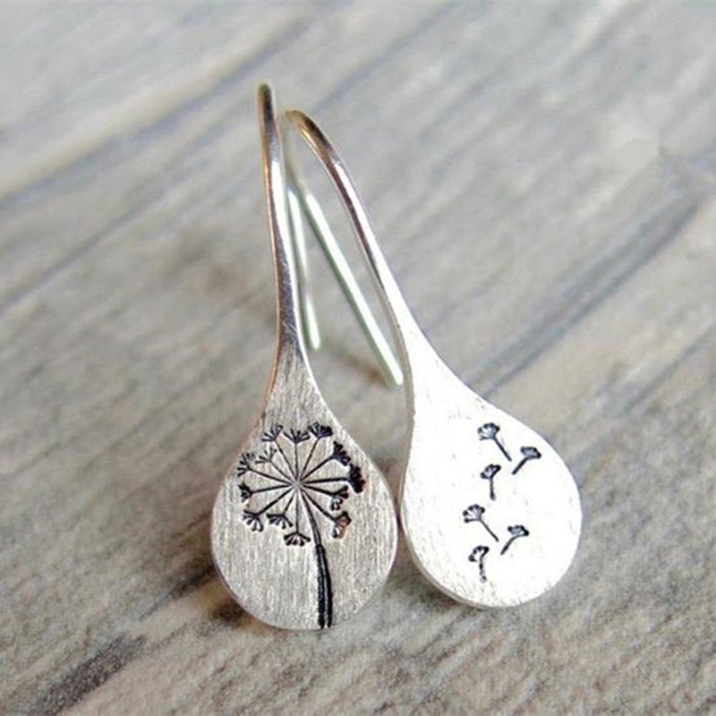 'Make A Wish'Dandelion Earrings