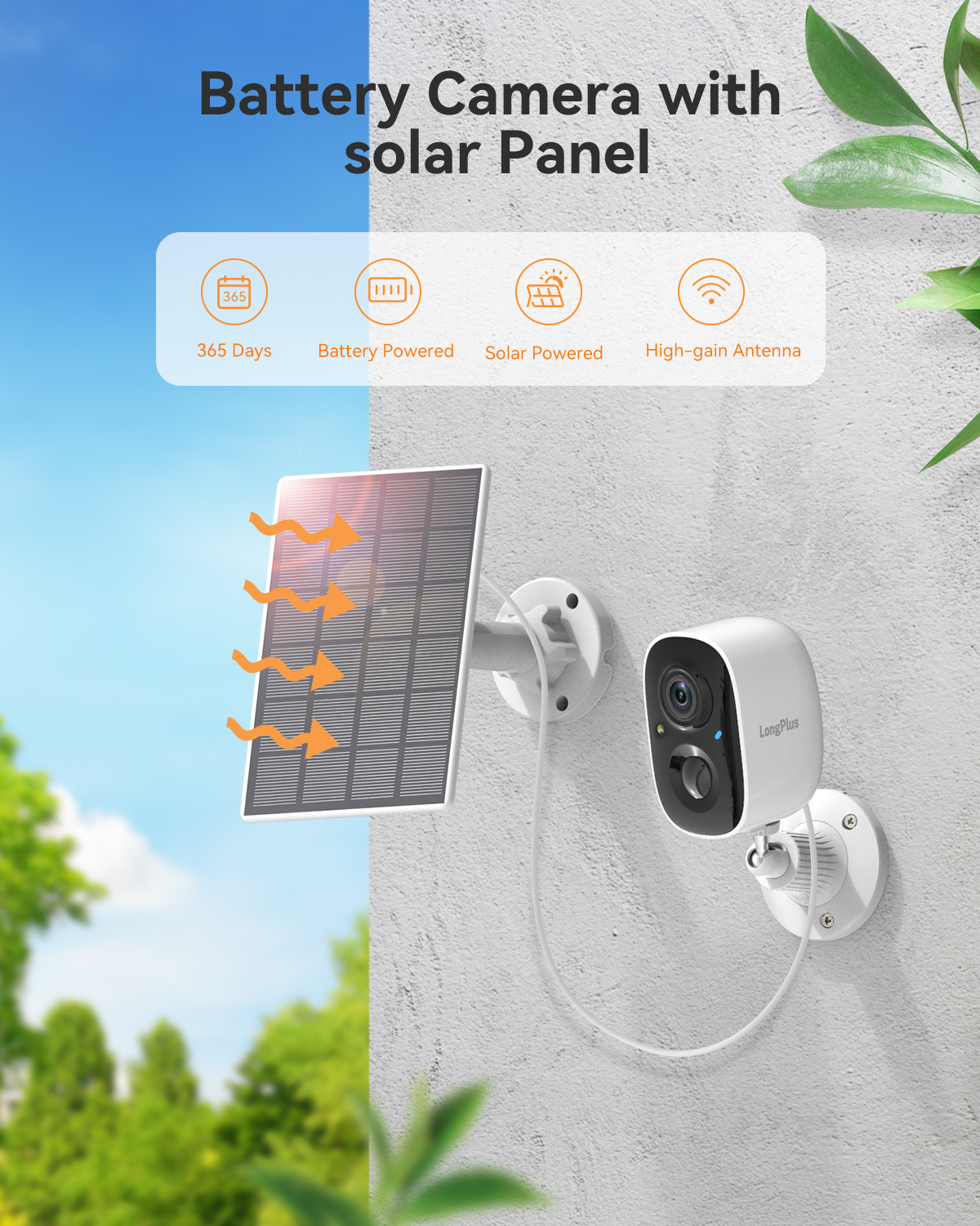 Wireless 1080P HD Security Camera For Home | LongPlus®