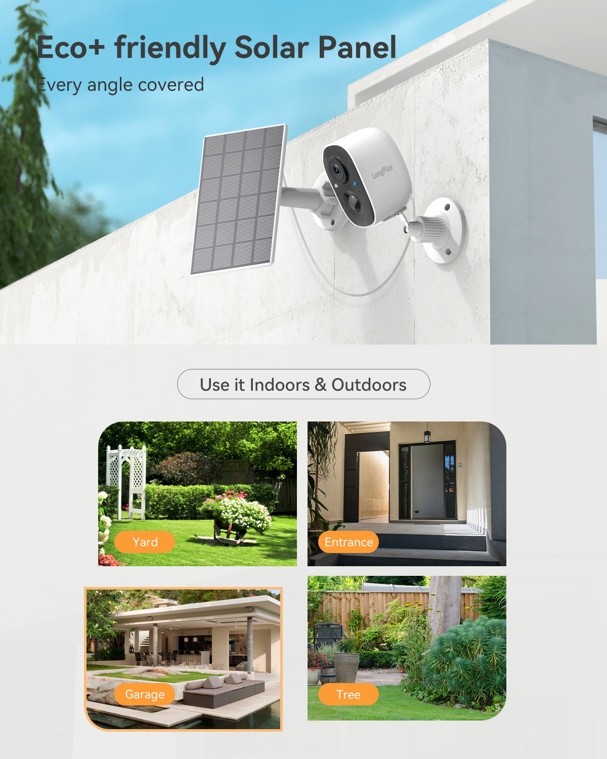 Wireless 1080P HD Security Camera For Home | LongPlus®