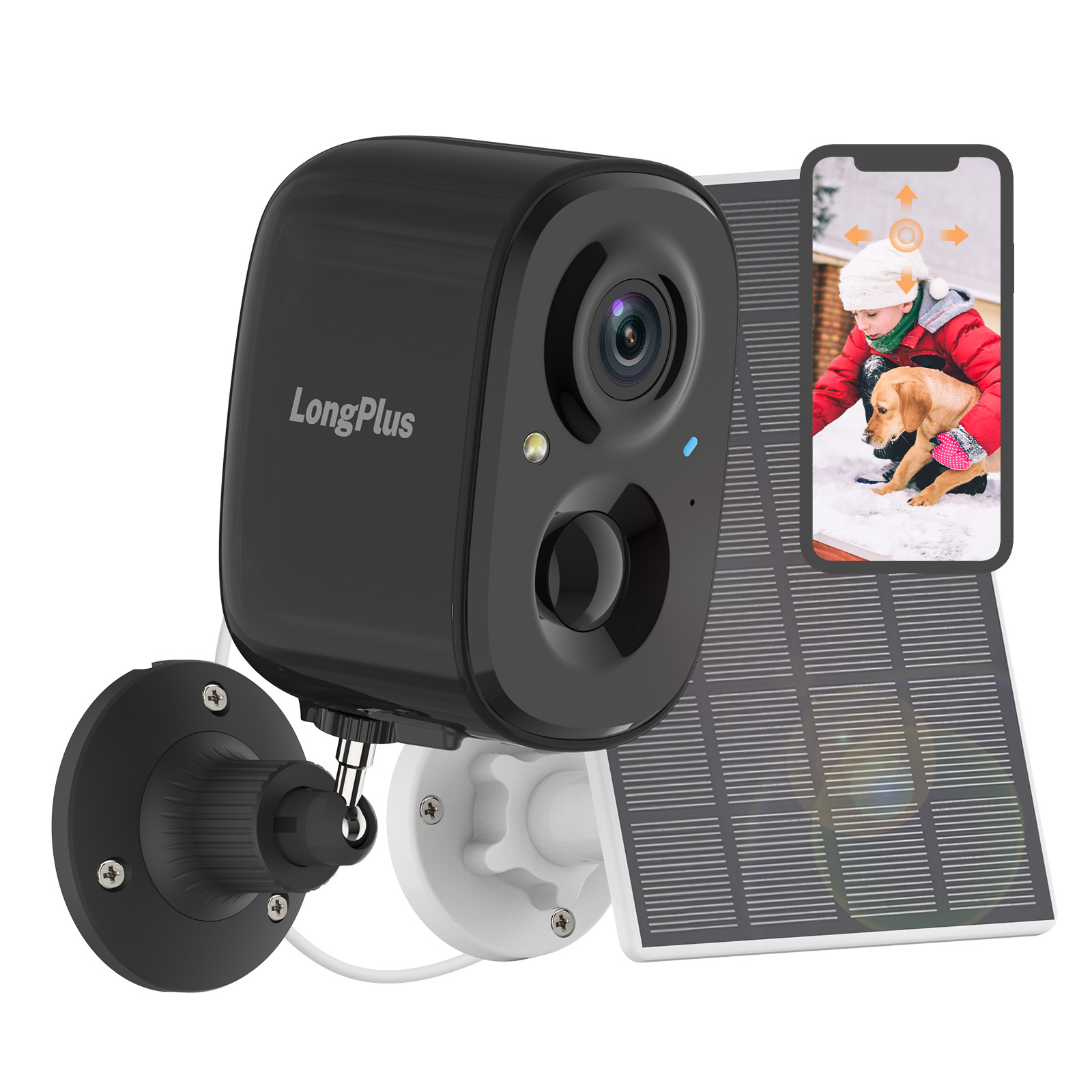 Waterproof Wireless Solar Cameras For Home Security | LongPlus®