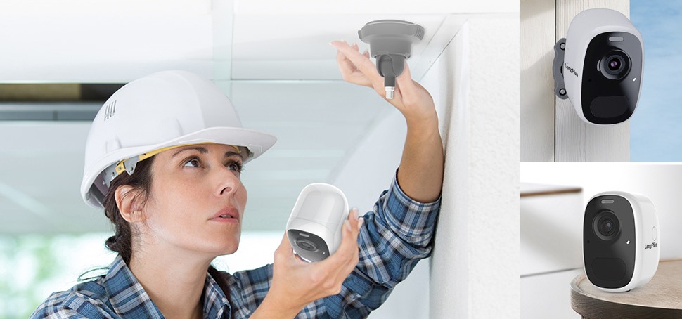 You can feel free to install LongPlus X86 small security cameras outdoors.