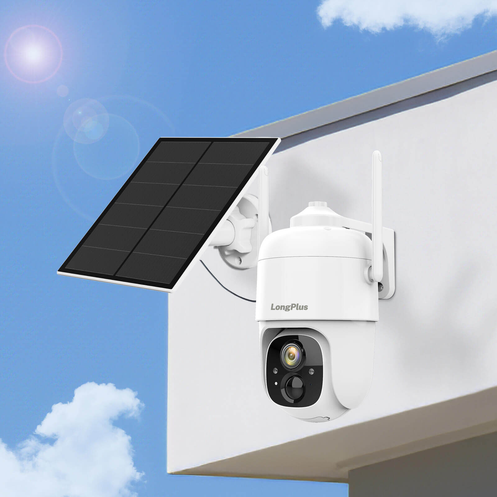 LongPlus X85-S Solar Powered Security Camera
