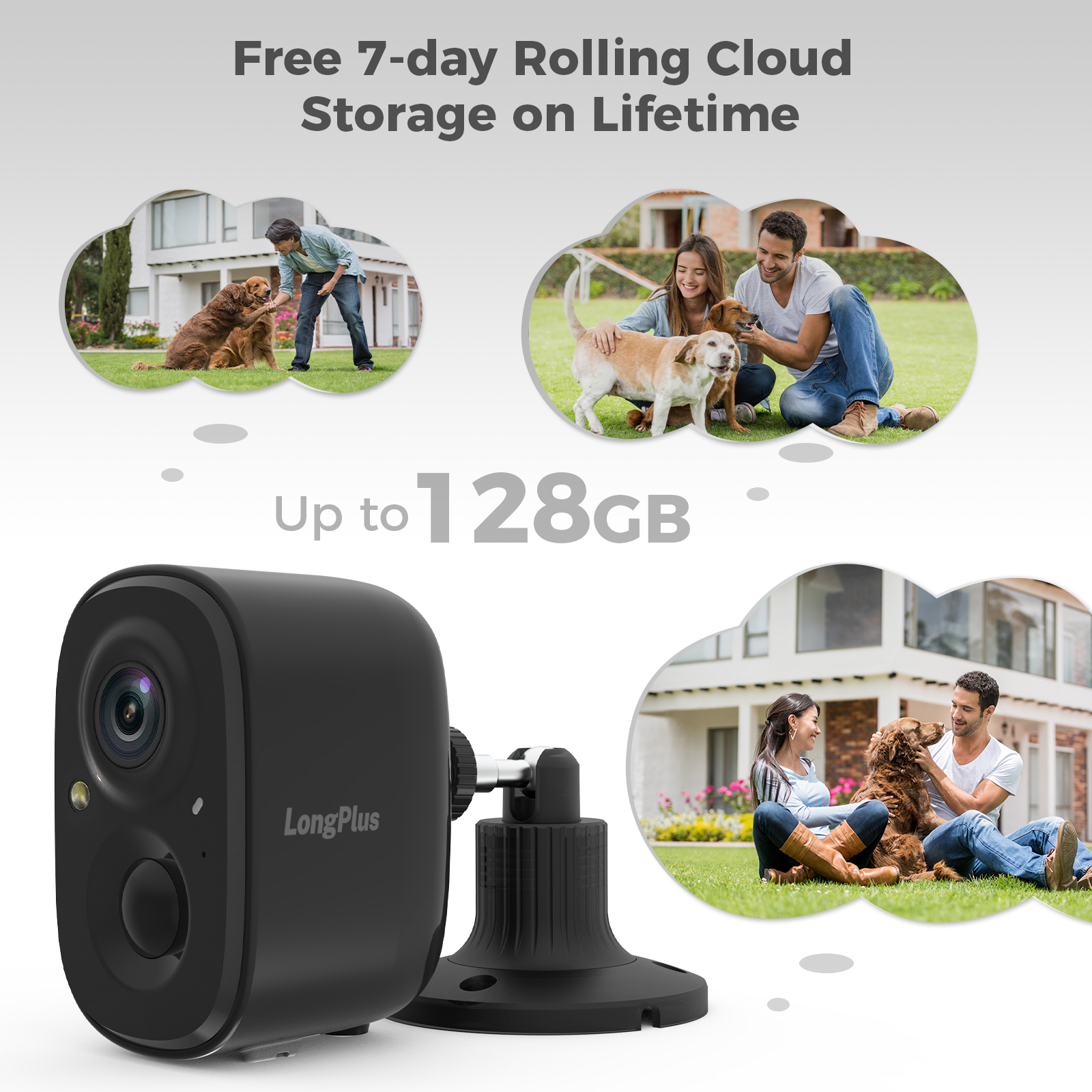 LongPlus X83 wireless cameras for home security-3