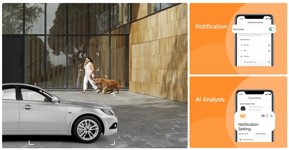LongPlus X81-S solar wireless security camera with accurate alerts.