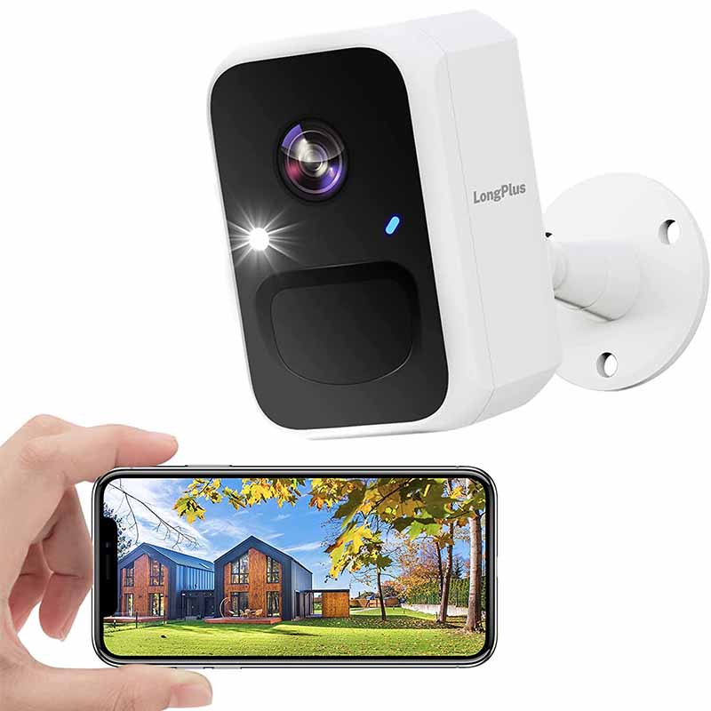 smart battery powered camera