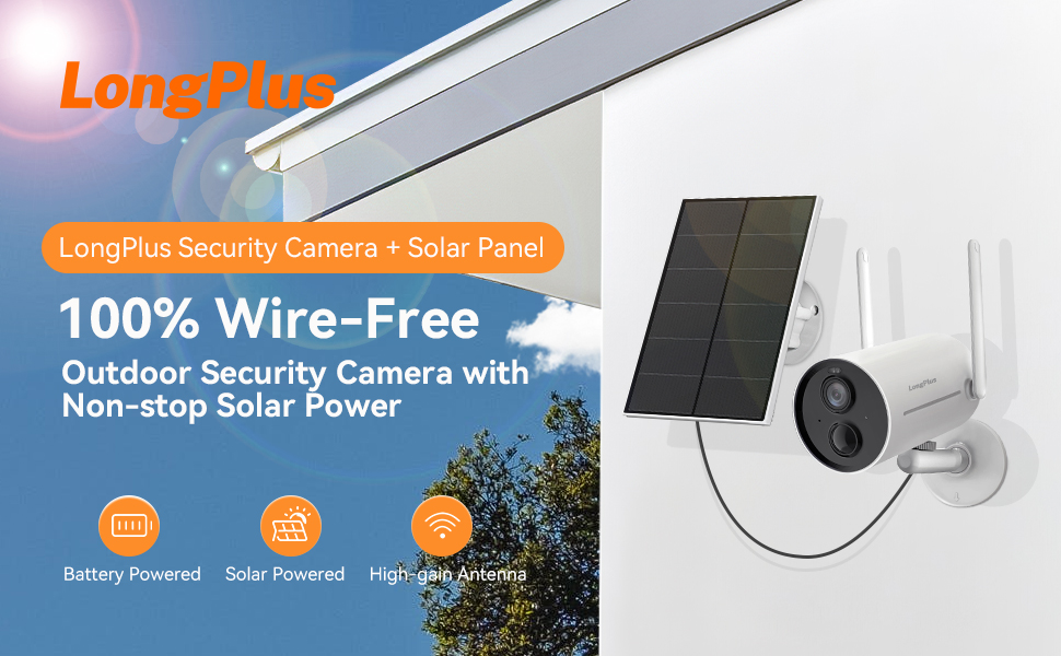 LongPlus X81-S solar wireless security camera-1
