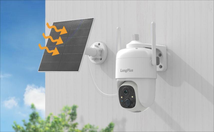 LongPlus X85-S Solar Powered Security Camera with 100% Wireless-1