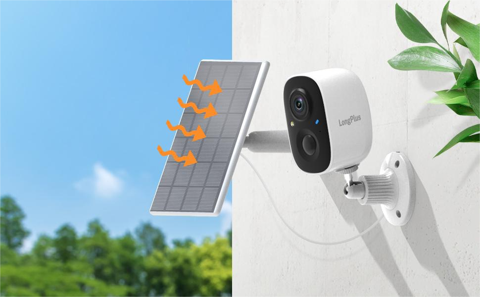 LongPlus® X82-S Wireless Solar Security Camera