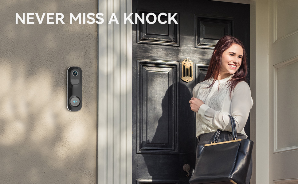LongPlus J3 2K wireless video doorbell for home security-1