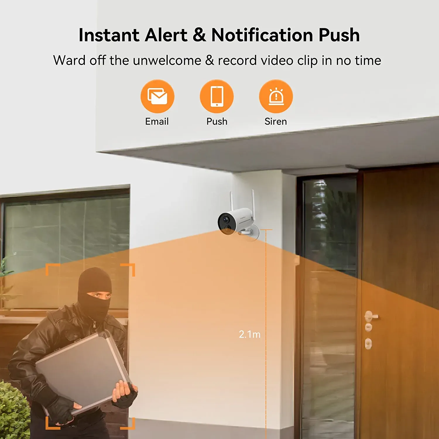 1080P Wireless Security Camera For Outdoor | LongPlus®