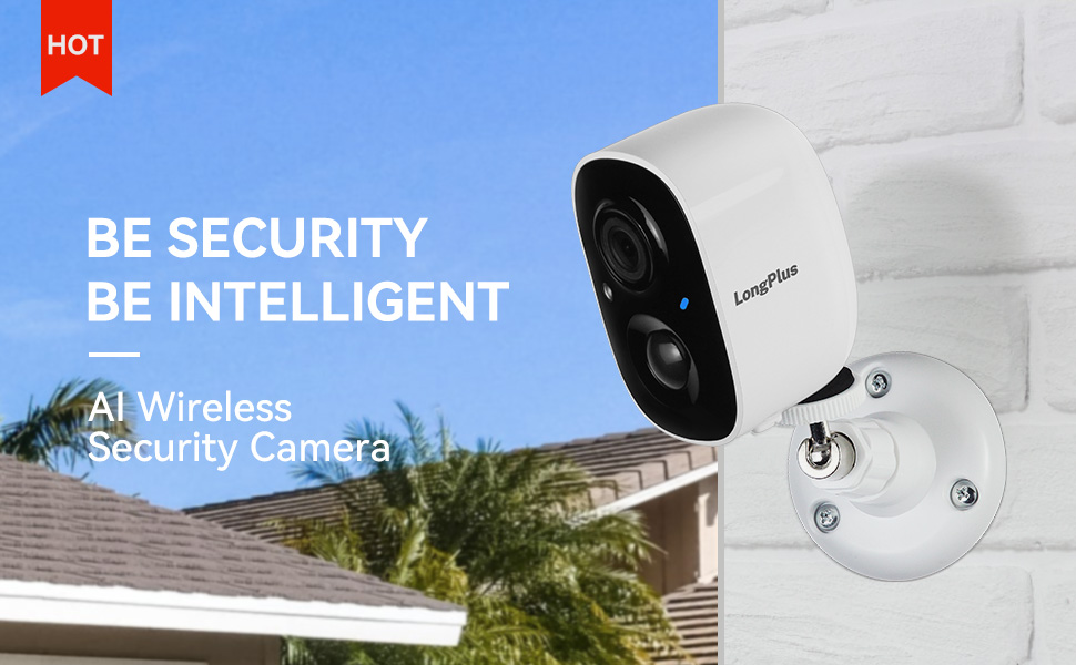 LongPlus X82 wireless cameras for home security 2 pack-1
