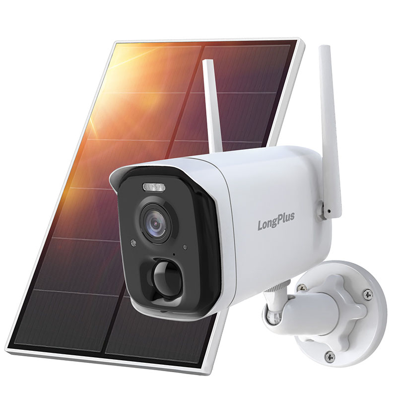 LongPlus X87-S Solar Panel Security Camera for Home Security
