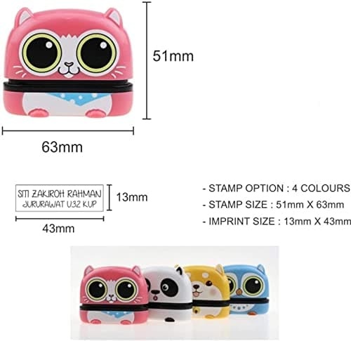 Name Stamp Clothing Kids,The Name Stamp for Clothes，Cartoon Pattern Style Name Stamp,Custom Name Stamp，4 Colors and 36 Cartoon Patterns-88900-图片alt01