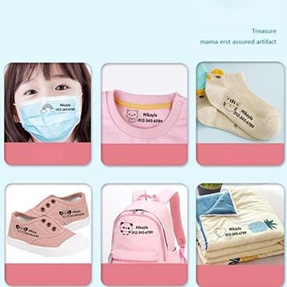 Name Stamp Clothing Kids,The Name Stamp for Clothes，Cartoon Pattern Style Name Stamp,Custom Name Stamp，4 Colors and 36 Cartoon Patterns-88900-图片alt01