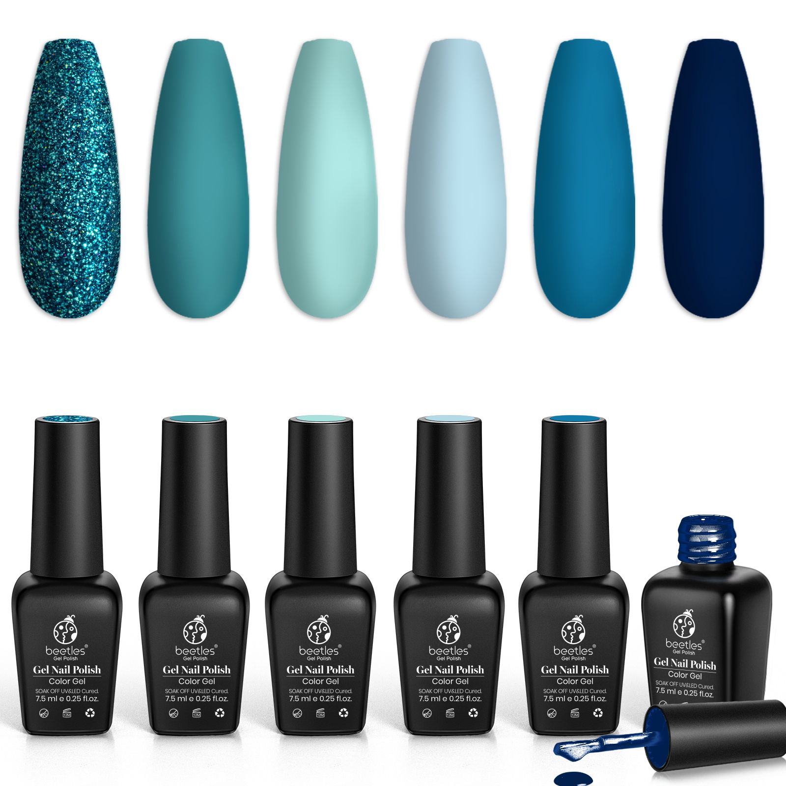 Iceland Lagoon | Gel Polish 6 Colors Set-88900-图片alt01