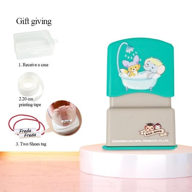 Custom-Made Baby Name Stamp DIY For Children Name Seal Student Clothes Chapter Not Easy To Fade Security Name Stamp Sticker-88900-图片alt01