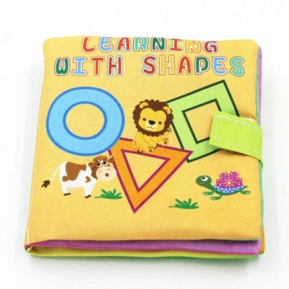 Kidsbooks Baby Early Learning Tearing Tail Cloth Book Parent-child Interactive Sound Paper Puzzle Cloth Book Toy-88900-图片alt01